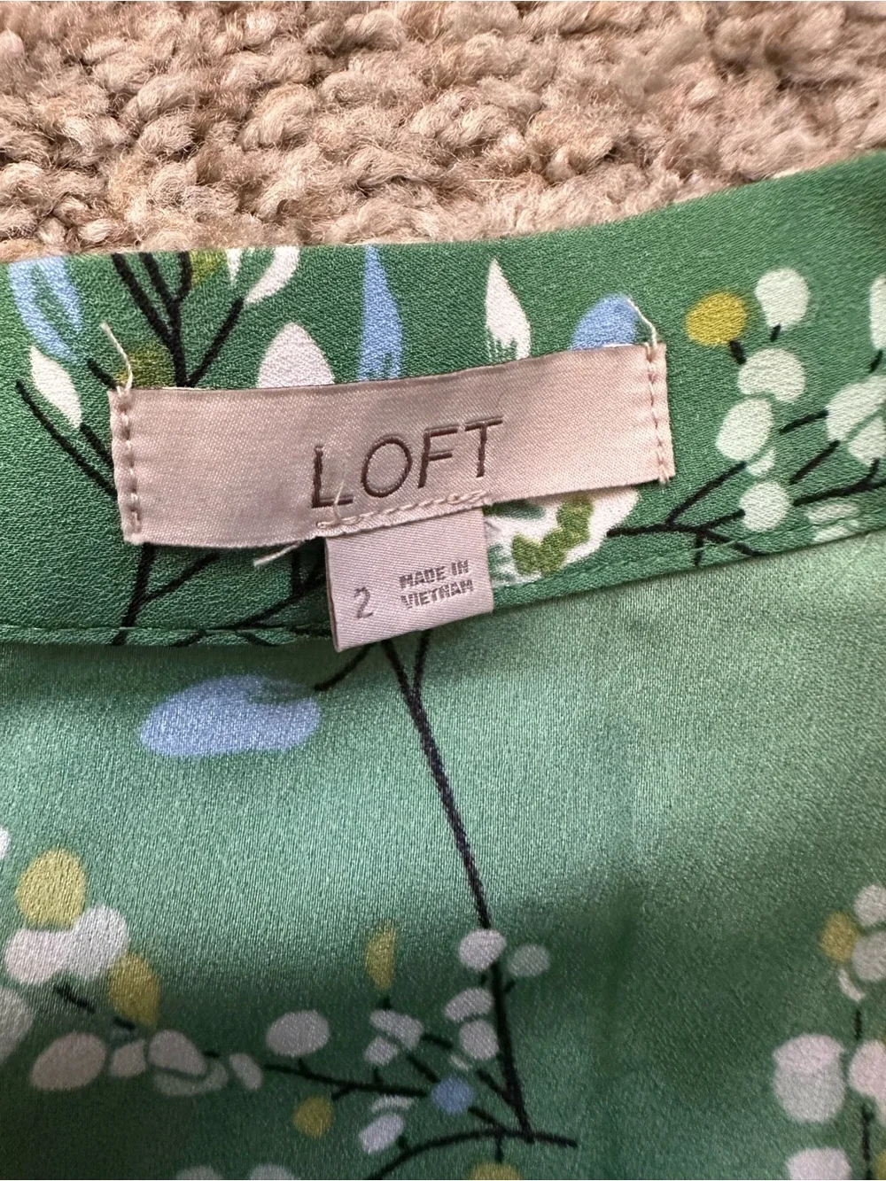 Loft Floral Midi Wrap Skirt High Low Ann Taylor